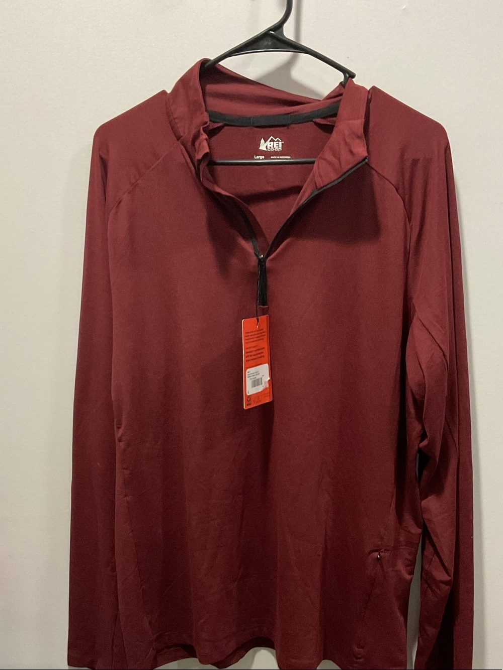 Rei co-op Men’s Quarter-Zip Pullover shirt ,active wear 2.0